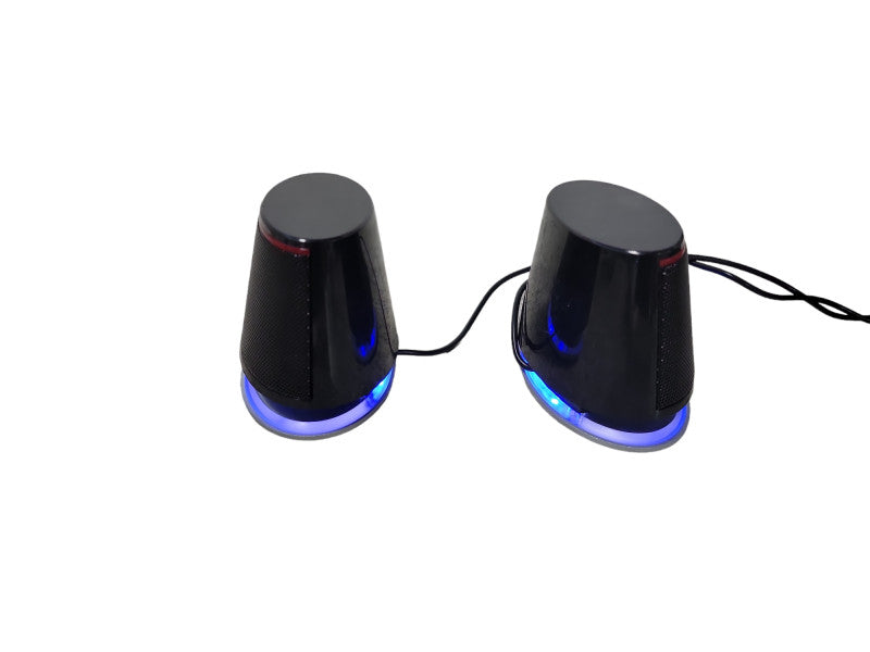 Sanyun SW102 Computer Speakers, 5Wx2, Deep Bass Plug & Play