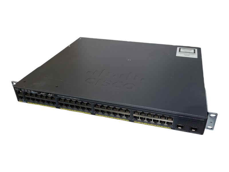 Cisco WS-C2960X-48LPD-L, 48-Port Gigabit PoE+ Switch, 2x 10G SFP+ w/ Stack Q
