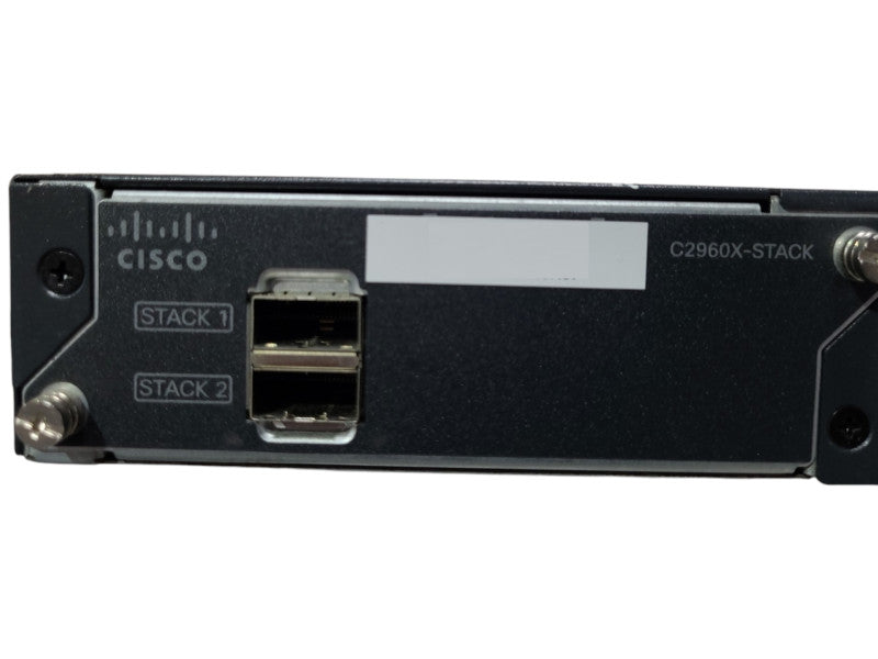 Cisco WS-C2960X-48LPD-L, 48-Port Gigabit PoE+ Switch, 2x 10G SFP+ w/ Stack Q