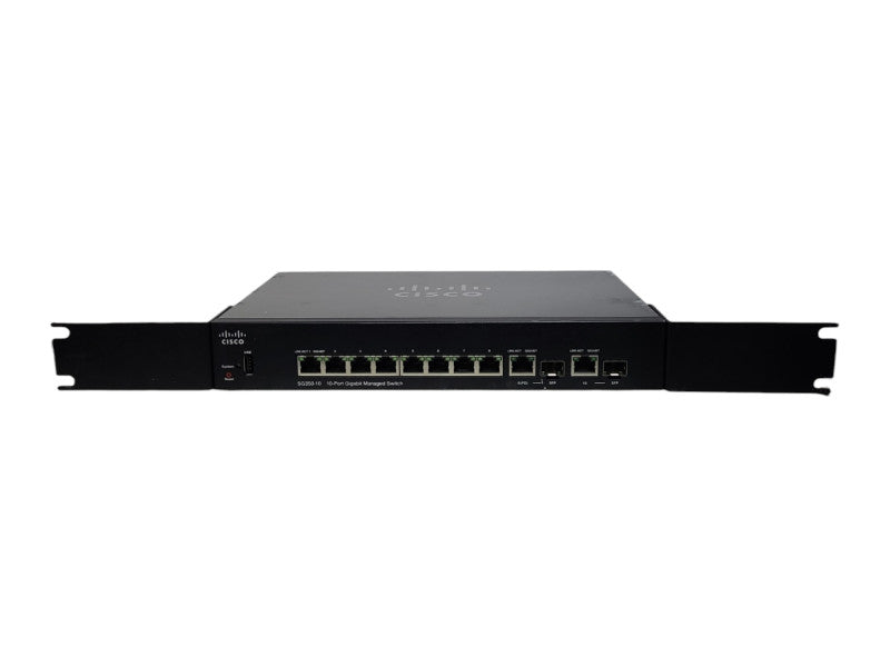Cisco SG350-10, 10-Port Gigabit PoE Managed Switch