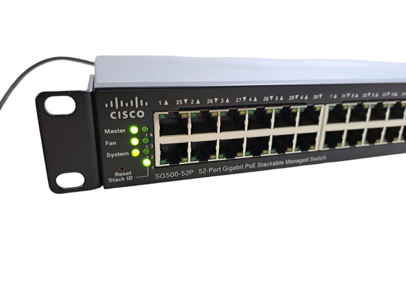 Cisco SG500-52P-K9 V06 | 52-Port Gigabit PoE Stackable Managed Switch