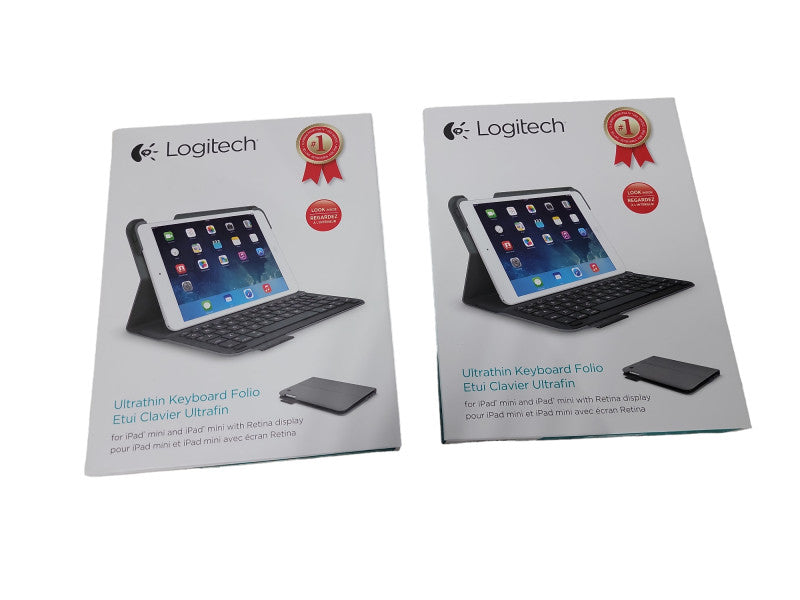 Batch of 2x Logitech Ultrathin Keyboard Folio for iPad Mini 1/2/3  M: 920-006
