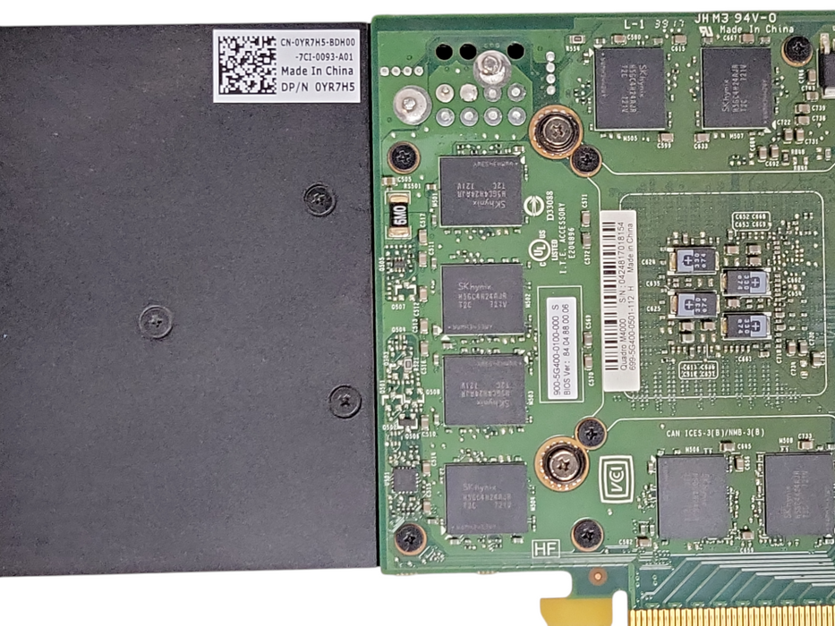 Dell NVIDIA Quadro M4000 8GB GDDR5 PCIe Graphics Card Dell P/N: 0YR7H5 Q_