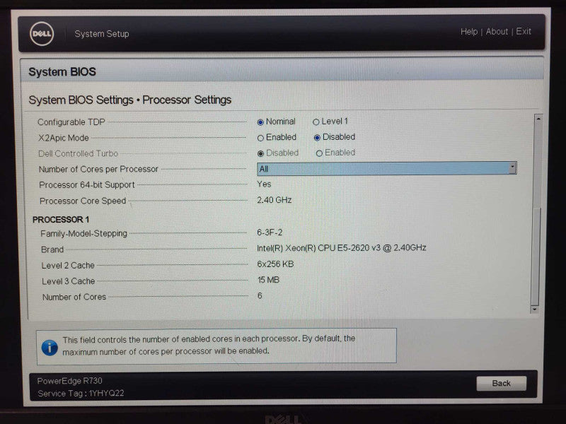 Dell R730 2U | Xeon E5-2620 v3 @2.4GHz | 16GB DDR4 | 2x PSU | 8x 3.5" $