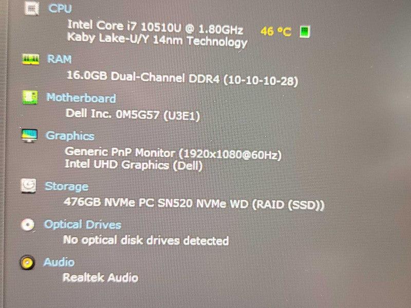 Dell Latitude 7410| i7-10510U| 16GB DDR4| 512GB SSD LOW BATTERY HEALTH β Lap200