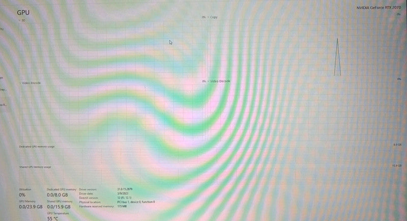 Dell G7 7700 i7-10750H@2.6GHz NVIDIA GeForce RTX2070 8GB GPU 32GB RAM 1TB SSD Q Lap200