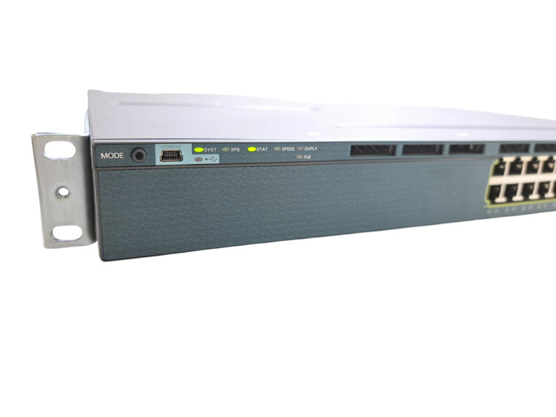 Cisco WS-C3560X-24P-S V06 | 24-Port Gigabit PoE+ Ethernet Switch | 715W PSU
