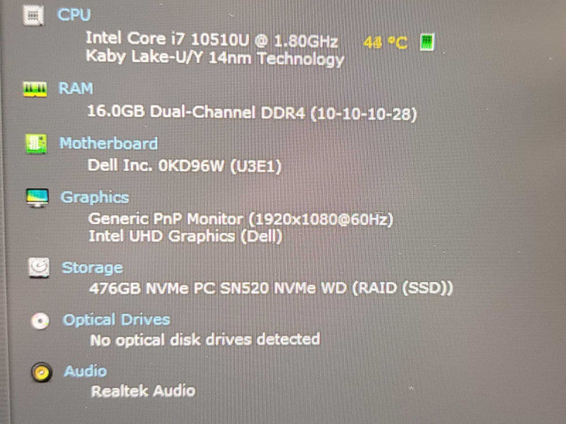 Dell Latitude 7310| i7-10510U| 16GB DDR4| 512GB SSD  β Lap200