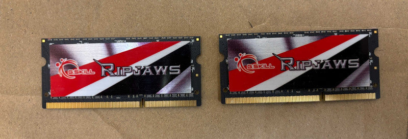 G.SKILL RIPJAWS DDR3L PC3L-12800 16GB Laptop RAM (2x 8GB SO-DIMM))