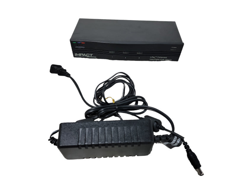 Impact Acoustics 3-Play High Performance Component Video Audio Selector