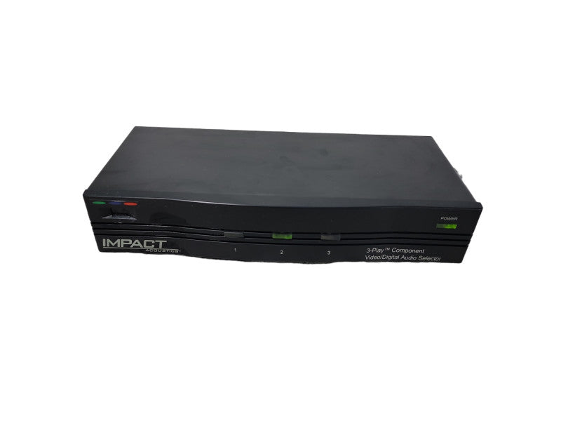 Impact Acoustics 3-Play High Performance Component Video Audio Selector