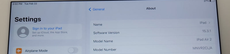Apple iPad Air 2 A1567 32GB Pink Gold Tablet