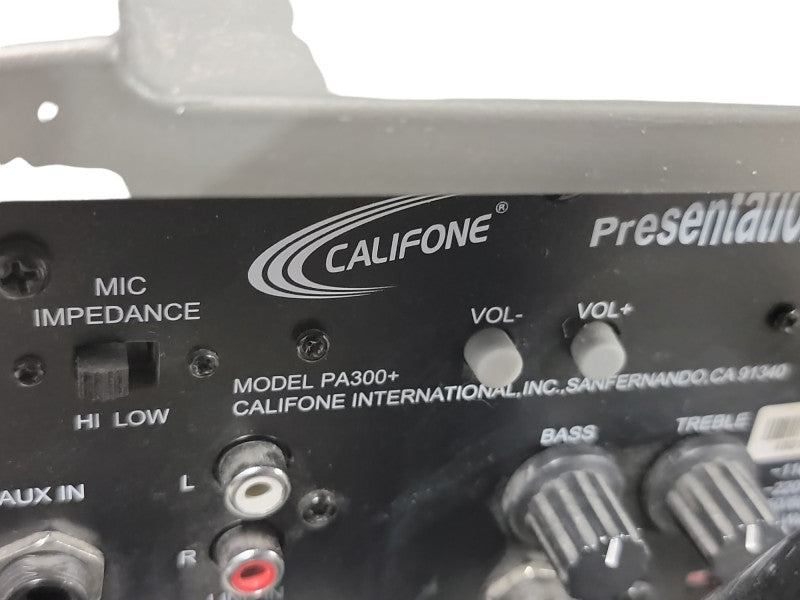 Califone PA-300+ 90W Stereo PA Amplifier with AUX Input - AC 220-240V
