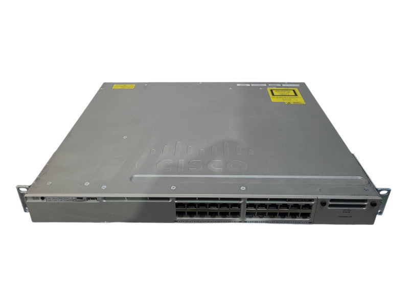 Cisco WS-C3850-24P-S, 24-Port Gigabit PoE+ Switch, 2x 715W PSU