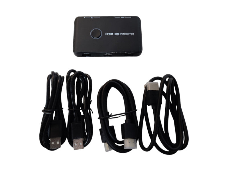 *NEW OPEN BOX* HDMI KVM Switch 2 Port w/ HDMI 2.0 & 4K 60Hz & Dolby Vision