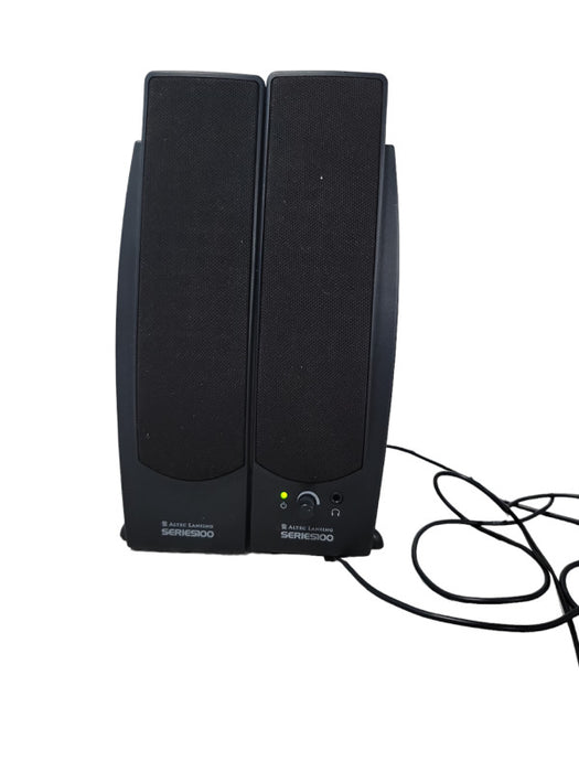 ALTEC LANSING SERIES 100 POWERED SPEAKERS 9V 400mA Amplified Speaker System