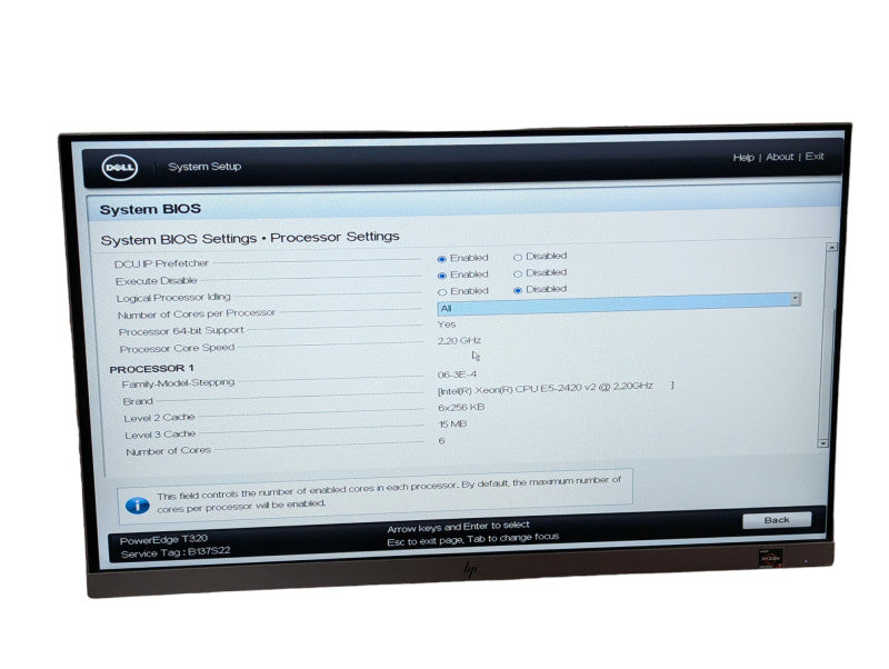 DELL PowerEdge T320 Intel Xeon E5-2420 v2 @ 2.20Ghz 32GB RAM H310 RAID -