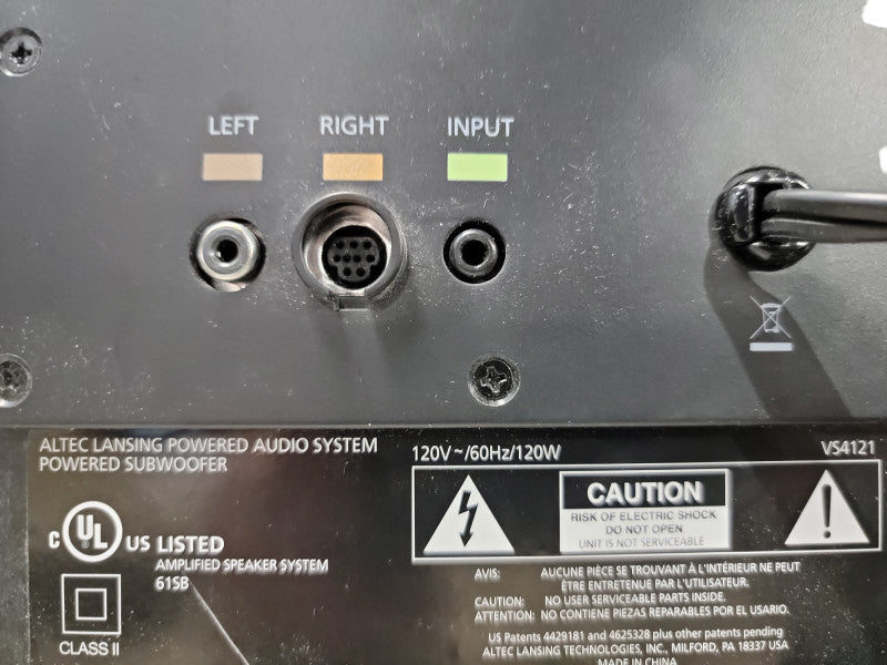 Altec Lansing VS4121 Sub 2.1 Channel Subwoofer and Harman Kardon Combo| READ