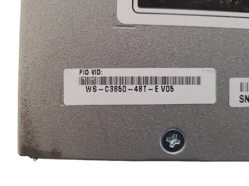 Cisco WS-C3850-48T-E, 48 Port Managed Network Switch, C3850-NM-4-1G