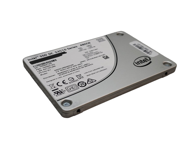 480GB SATA 2.5" Intel DC S3510 Series 6gb SSD Q+