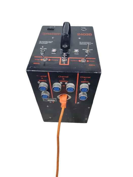 Speedotron 2403B Black Line Studio Strobe Lighting Power Supply