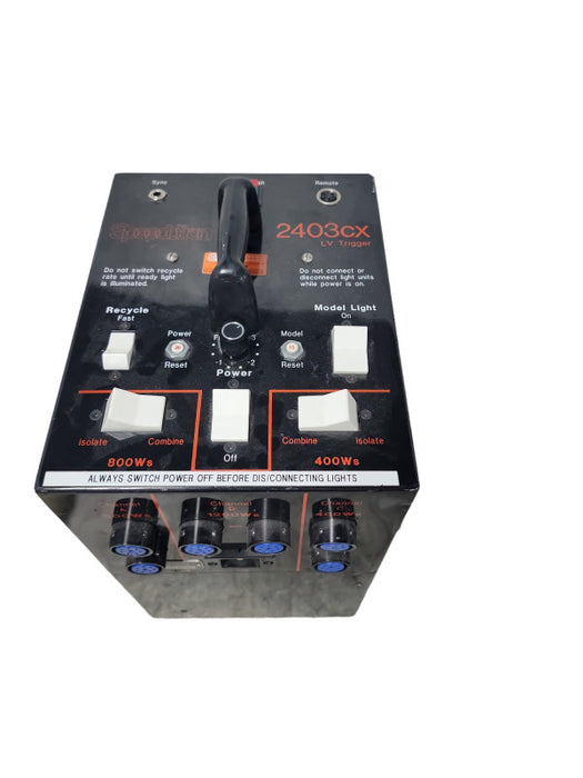 Speedotron Blackline 2403CX LV Trigger Strobe Power Supply