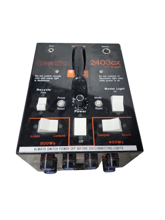 Speedotron Blackline 2403CX LV Trigger Strobe Power Supply