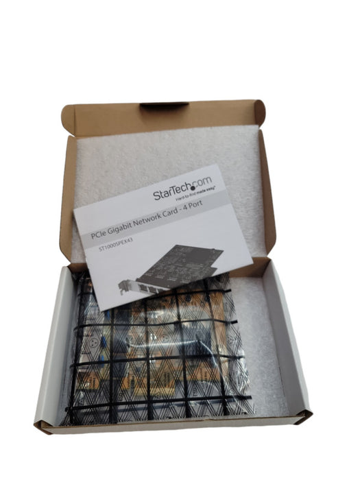 StarTech 4-Port PCI Express Gigabit Ethernet Networking Card Q%