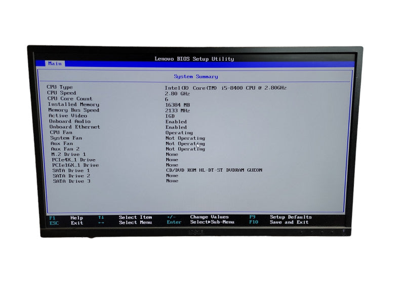 Lenovo ThinkCentre M70s i5 - 8400 CPU @ 2.80GHz 16GB DDR4 Ram θ