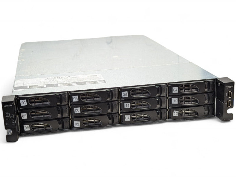 Netgear ReadyNAS 4220 RNR-12A 12 Bay NAS with 6 4TB HDDs PLEASE READ  -