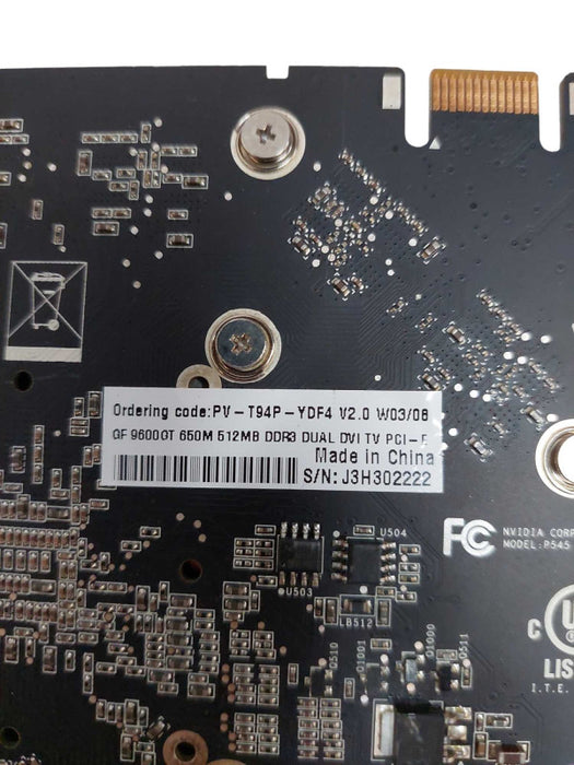 Nvidia XFX GeForce 9600 GT 650M 512MB DDR3 Dual DVI TV PCI Graphics Card  =