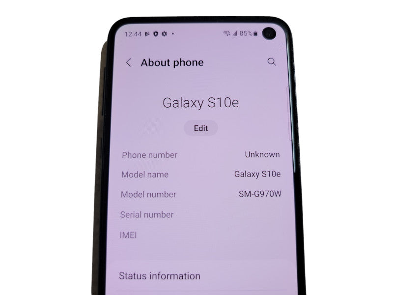 Samsung Galaxy S10e - 128GB - Black (