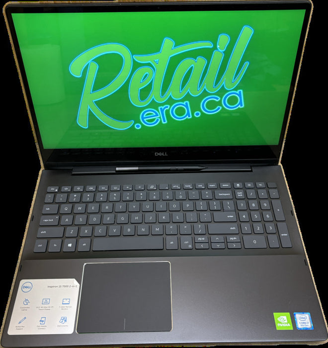 Dell Inspiron 7590 2in1 TOUCH i7-8565U GeForce MX250 2GB GPU 32GB 512SSD READ  Lap200