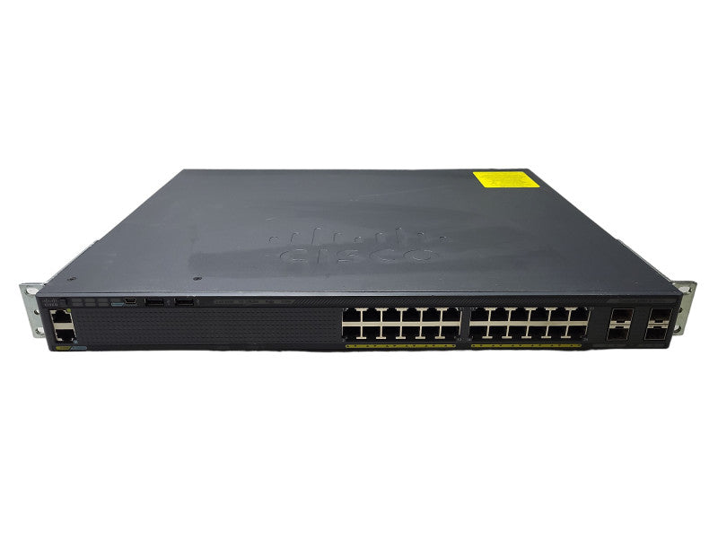 Cisco WS-C2960X-24PS-L | 24-Port Gigabit PoE+ 370W Switch | 4x SFP Q$