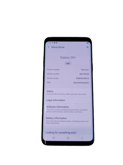 Samsung Galaxy S9+ Edge SM-G965W 64GB