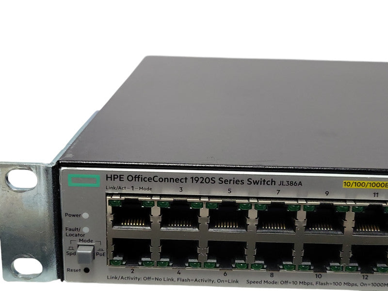HP OfficeConnect 1920S 48G 4SFP PPoE+ Managed Gigabit Ethernet Switch JL386A _