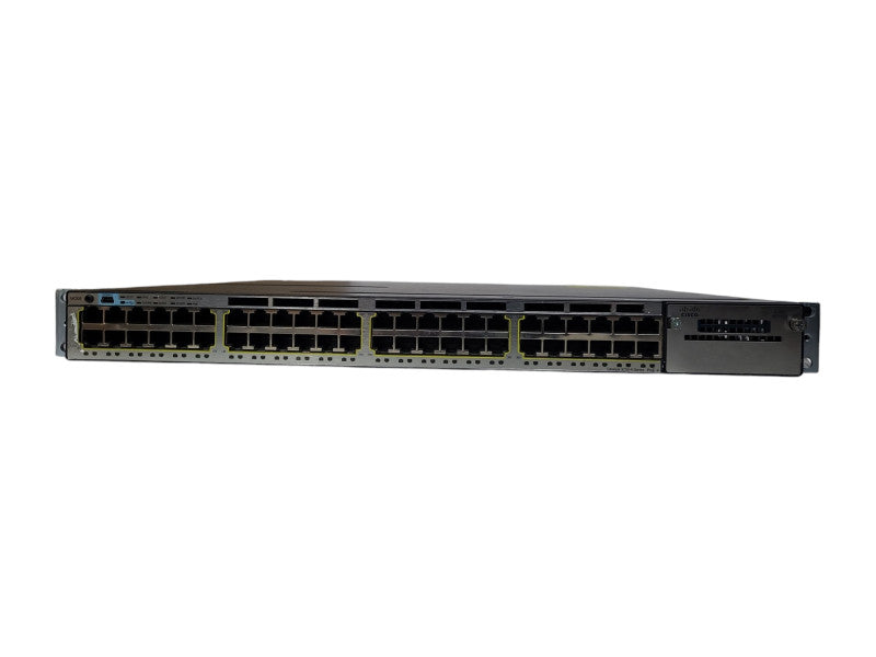 Cisco WS-C3750X-48P-S, 48-Port Gigabit PoE Switch, 1x 715W PSU