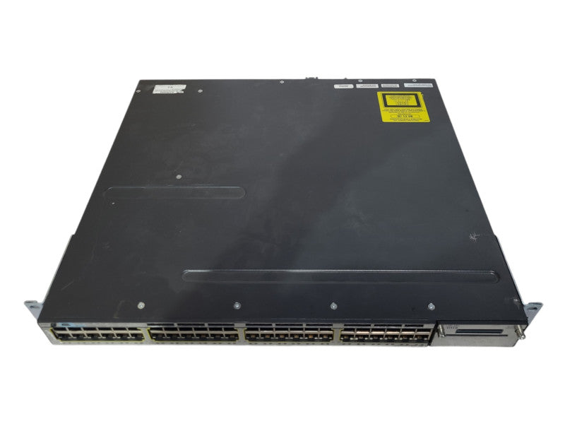 Cisco WS-C3750X-48P-S, 48-Port Gigabit PoE Switch, 1x 715W PSU