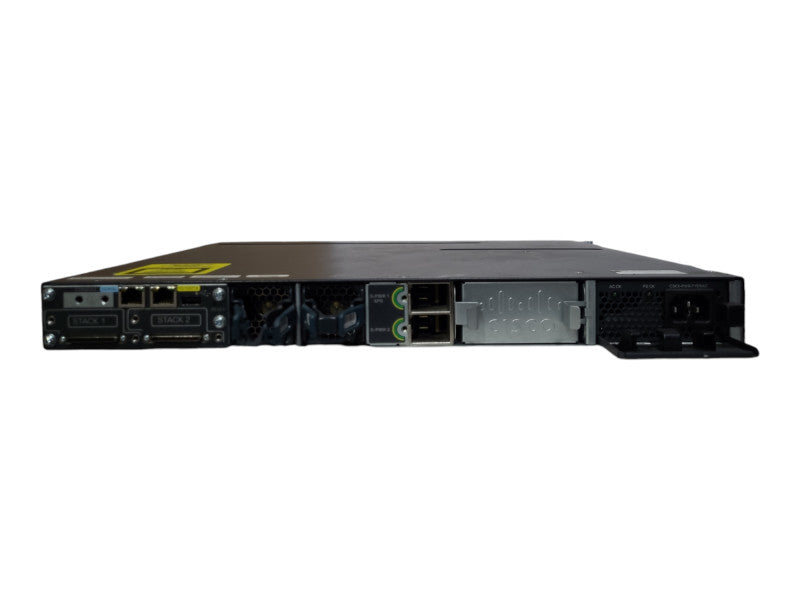 Cisco WS-C3750X-48P-S, 48-Port Gigabit PoE Switch, 1x 715W PSU
