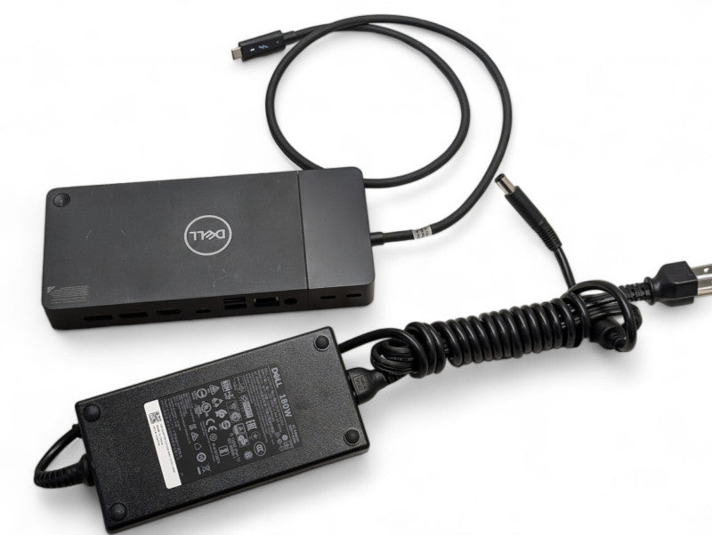 DELL WD22TB4 USB-C Thunderbolt 4 Docking Station with 180W power adaptor  Q-