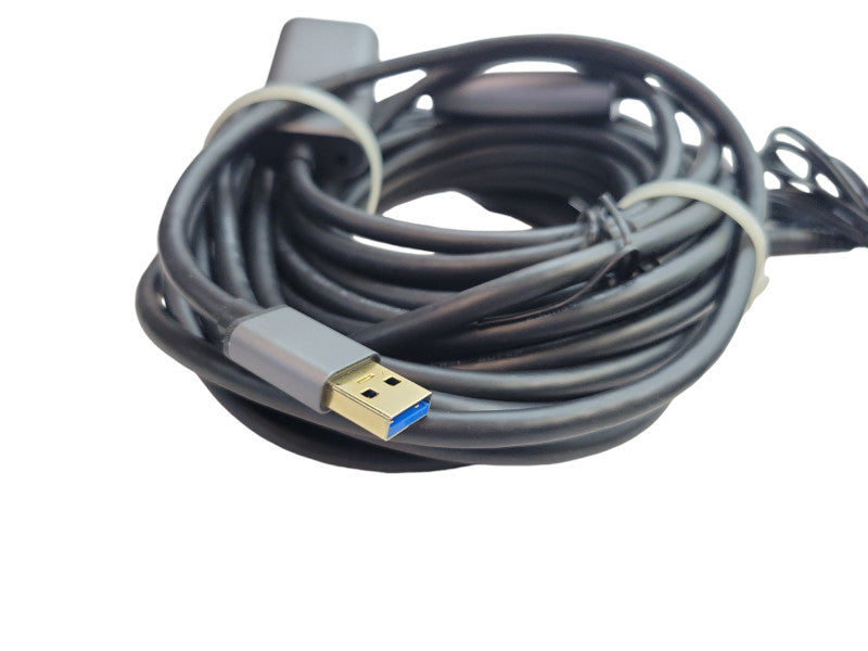 USB 3.0 Active Extension Cable 32 Feet with 5V 2A Power Adapter %