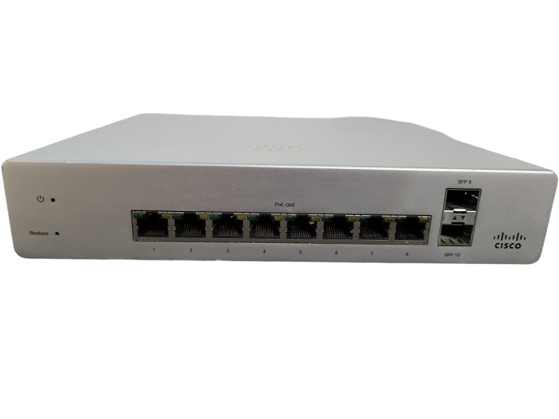 Cisco Meraki MS220-8P-HW 8-Port Gigabit PoE 2x SFP Network Switch Unclaimed !