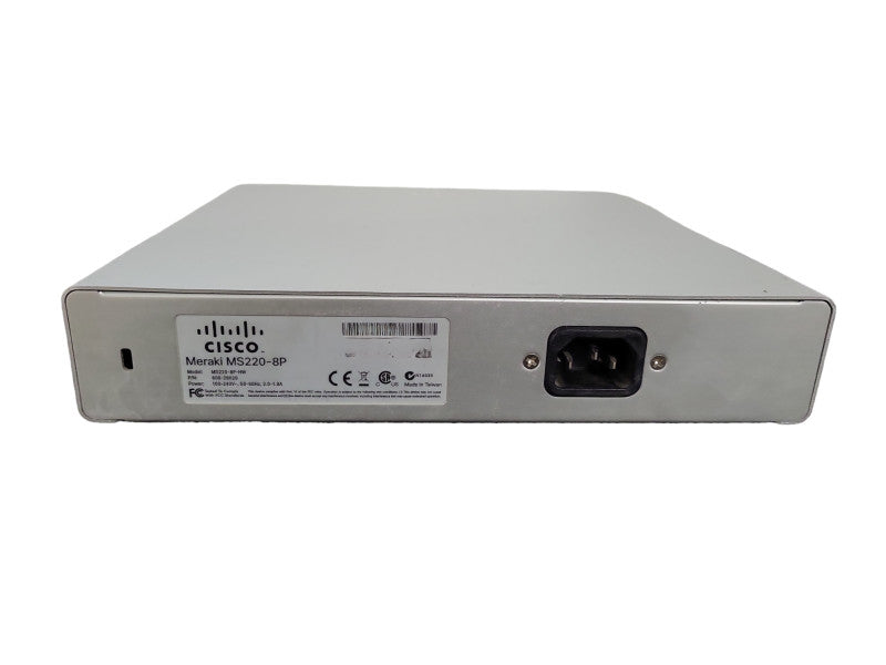 Cisco Meraki MS220-8P-HW 8-Port Gigabit PoE 2x SFP Network Switch Unclaimed !