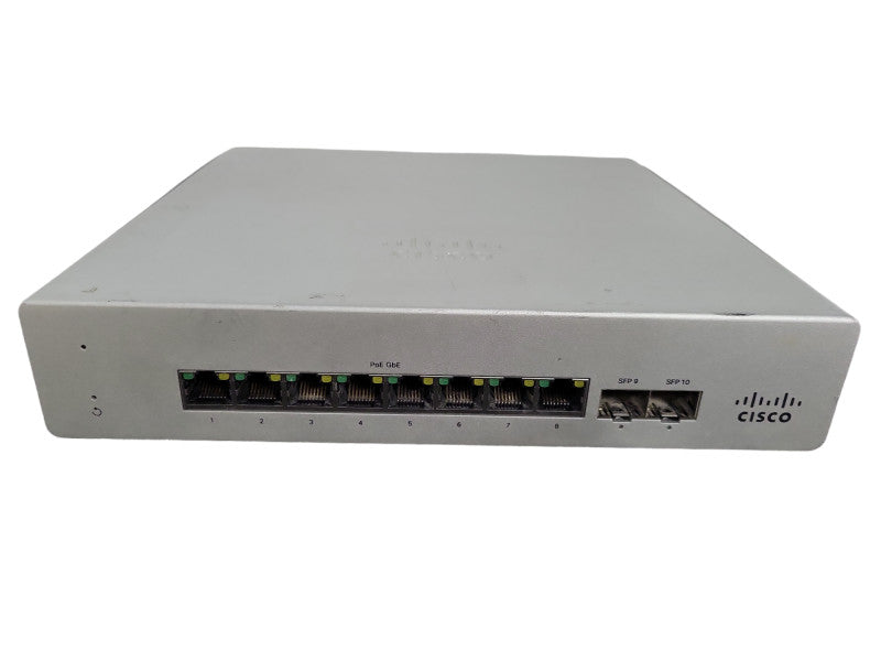 Cisco MS120-8FP | 10-Port Gigabit PoE Managed Ethernet Switch *UNCLAIMED !