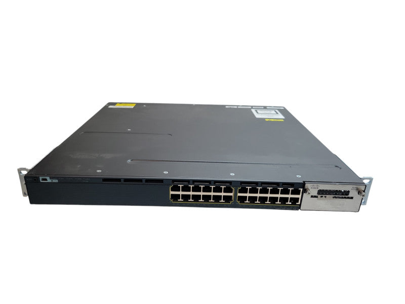 Cisco WS-C3560X-24P-S v06 | 24-Port Gigabit PoE+ Switch | 1x715W PSU Q%