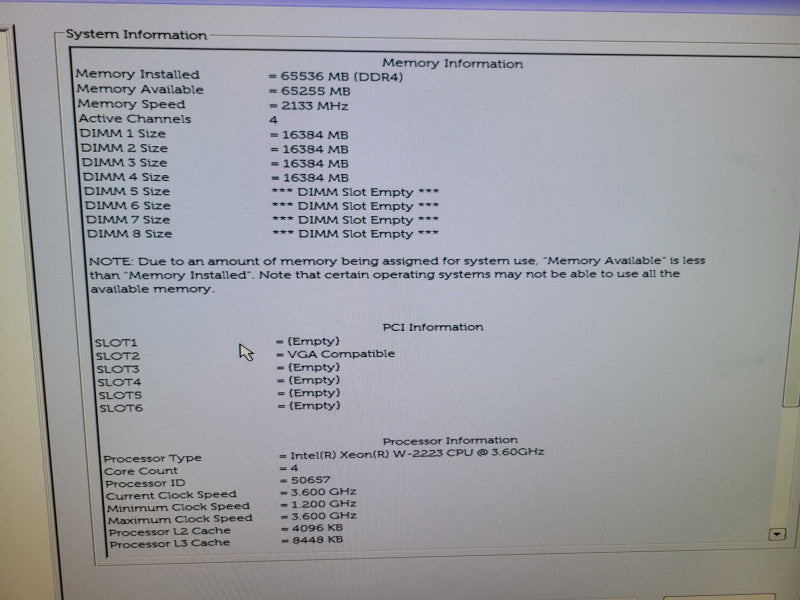 Dell Precision T5820 - Xeon W-2223 | 64GB RAM | 512GB NVMe | QUDARO GPU %