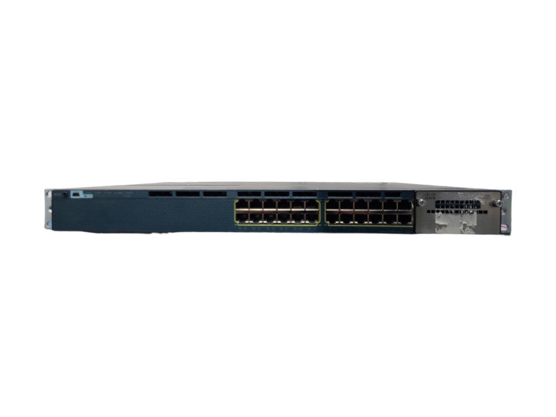 Cisco WS-C3560X-24P-S, 24-Port Gigabit PoE+ Network Switch, 1x 715W PSU Q