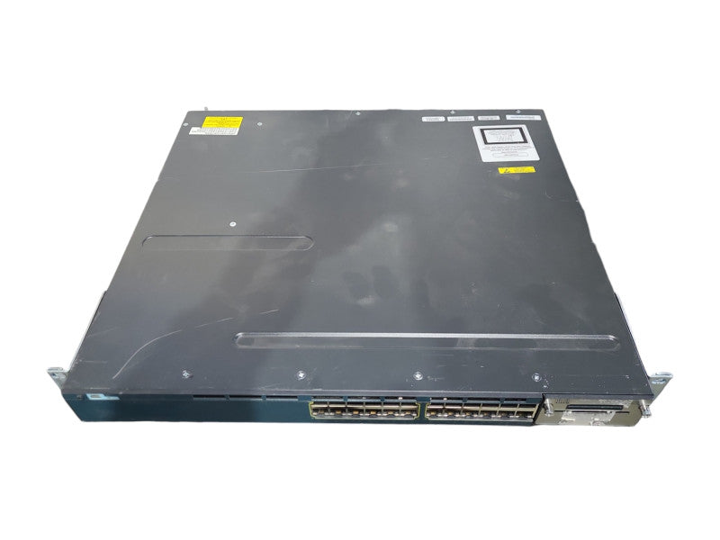 Cisco WS-C3560X-24P-S, 24-Port Gigabit PoE+ Network Switch, 1x 715W PSU Q