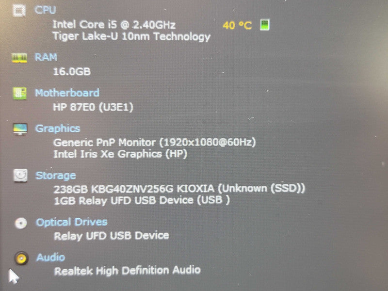 Dell Latitude 5420| i5-1135G7| 16GB DDR4| 256GB M.2 READ β Lap200