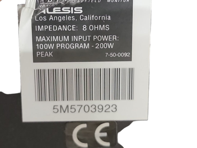 1x Speaker from Alesis Surround Monitori Model  7-50-0092